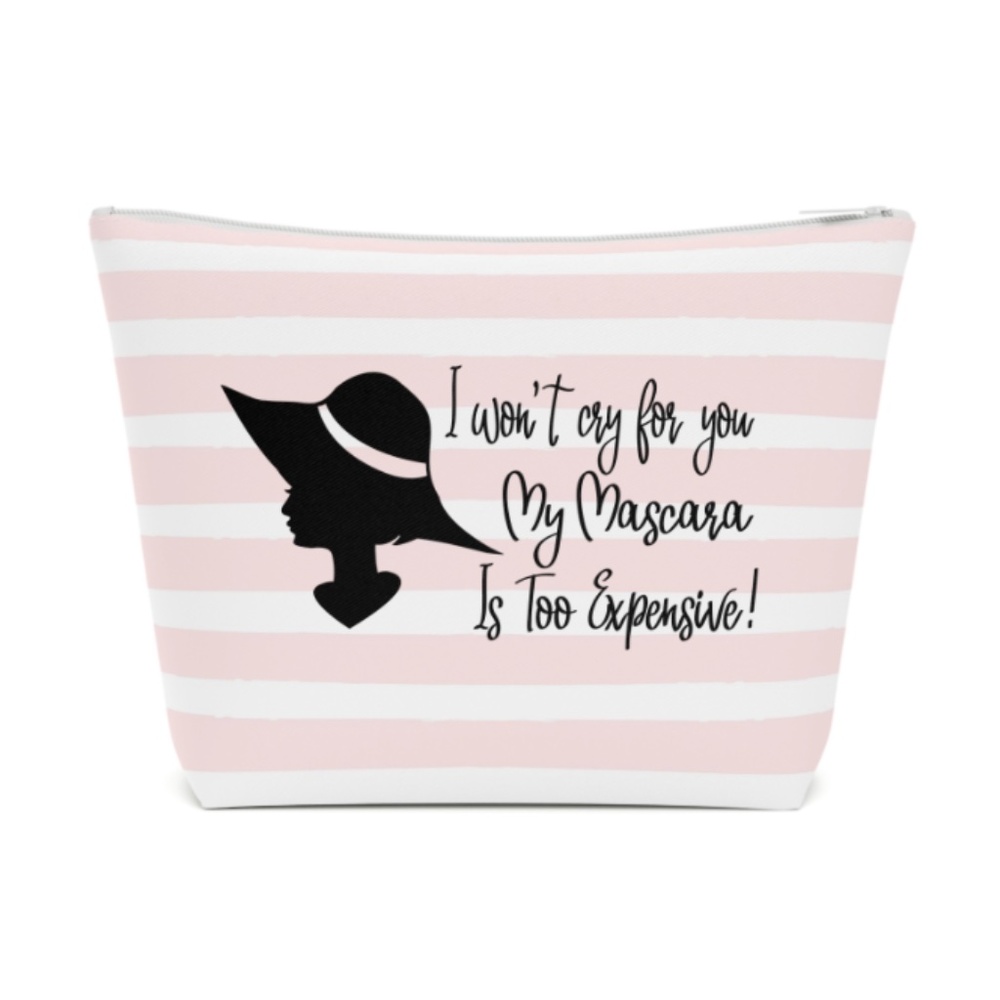 NIB Expensive Makeup Cotton Cosmetic Bag